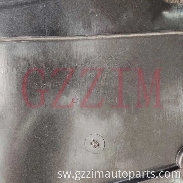 ABS SKID SKID PLATE Injini ya walinzi wa walinzi wa kifuniko cha chini cha skid ya skid kwa mfano wa Tesla y 2019+ 1498771-00-d